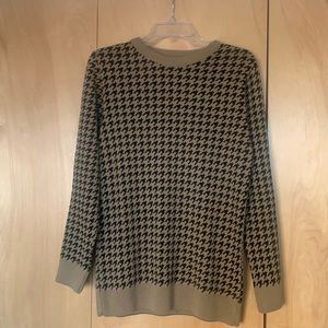 Boohoo Man Houndstooth print sweater
